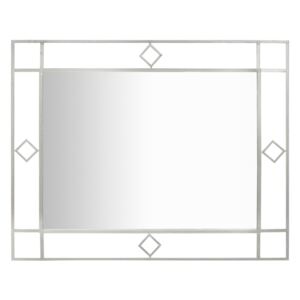 Stříbrné nástěnné zrcadlo Mauro Ferretti Orto 80x2,5x100 cm
