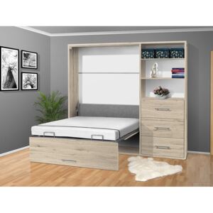 Nabytekmorava Výklopná postel VS 2054 P - 200x140 cm barva lamina: San remo 4139, nosnost postele: standardní nosnost