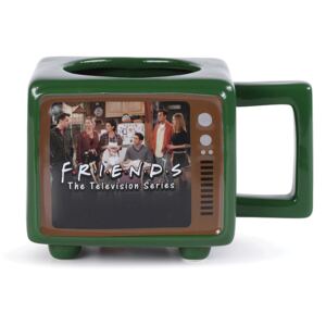 Proměňovací keramický 3D hrnek Friends|Přátelé: Rather Be Watching (objem 500 ml)