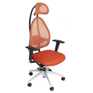 Kancelářská židle Open Art, oranžová