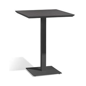 Diphano Hliníkový bistro stůl Metris, Diphano, čtvercový 72x72x108cm, hliník barva bílá (white), deska stolu hliníkové lamely