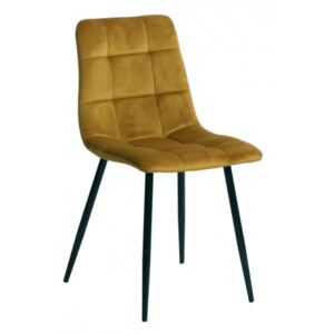 House Nordic Jídelní židle MIDDELFART, hořčicová žlutá