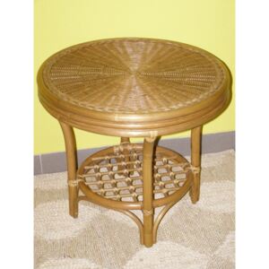 Ratanový stolek JANEIRO - světlý