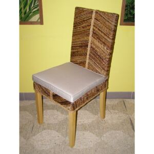Jídelní židle MONTE - borovice - banánový list