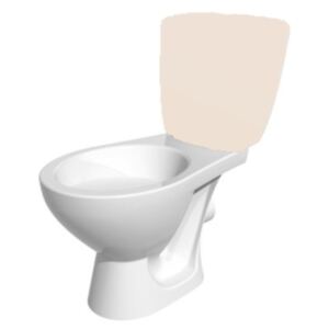 CERSANIT - ND - KASKADA náhradní WC mísa bez montážní sady K100-206-01X