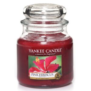 Svíčka ve skle střední Pink Hibiscus, Yankee Candle