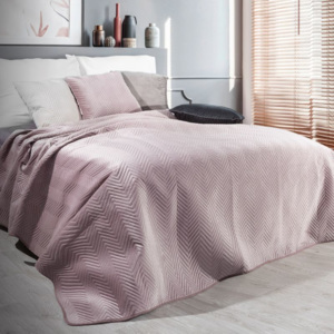 Přehoz na postel SOPHIA 200x220 cm růžová Mybesthome