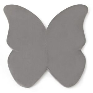 Designová hrací podložka Butterfly - Premium - šedá