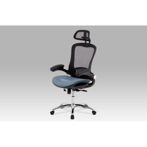 Kancelářská židle polohovací modročerná MASH KA-A185 BLUE AKCE