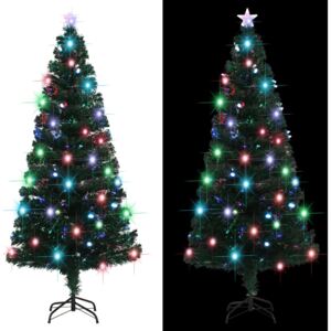 Umělý vánoční stromek se stojanem a LED 240 cm 380 větviček