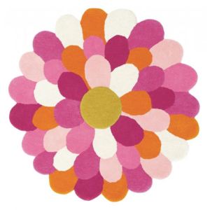 Dětský kusový koberec Funky Flower 42702 - 110x110 cm - Brink&Campman
