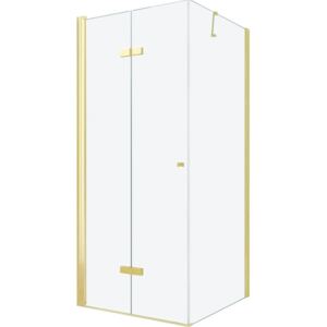 Mexen LIMA sprchový kout 100x90cm, čiré sklo / zlatý profil, 856-100-090-50-00