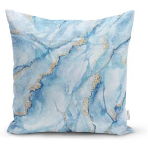 Povlak na polštář Minimalist Cushion Covers Aquatic Marble, 45 x 45 cm