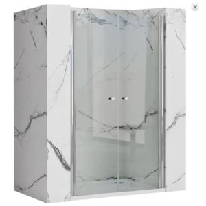 Rea - WESTERN N2 dvoukřídlé sprchové dveře - chrom lesklý, 80 x 190 cm, REA-K9992