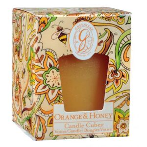 Greenleaf - votivní svíčka Orange & Honey 56g (Vůně čerstvého pomeranče se sladkým medovým nektarem.)