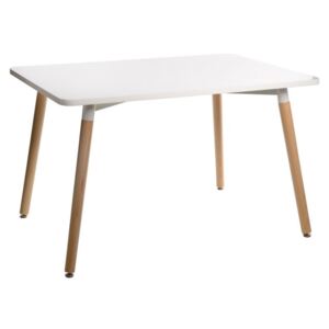 Jídelní stůl Clara, 120 cm, bílá (Jídelní stůl Clara, 120 cm, bílá, do 2 týdnů)