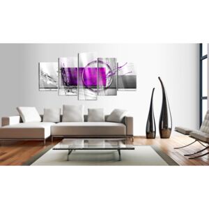 Obraz fialová abstrakce na akrylátovém skle - Purple Expression