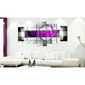 Obraz abstraktní fialový lem na akrylátovém skle - Violet Rim