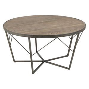 Konferenční stolek z recyklovaného jilmu Carolina, 90 cm (Konferenční stolek z recyklovaného jilmu Carolina, 90 cm, Konferenční stolky)