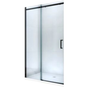 Mexen OMEGA posuvné sprchové dveře do otvoru 100 cm, černá-transparentní, 825-100-000-70-00