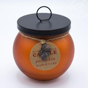 Le Herisson - vonná svíčka Pumpkin Maple Tart 340g (Vůně dýňového koláčku zalitým javorovým sirupem, obohacena o esenciální dýňový olej.)
