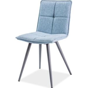 Jídelní čalouněná židle DARIO modrá
