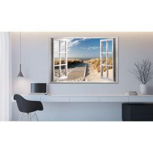 Obraz pohled na pláž - Window: View of the Beach