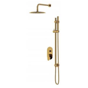 Cersanit Inverto - podomítková sprchová sada, zlatá, S952-007