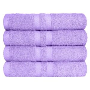Bavlněný ručník KLASIK fialková 50 x 100 cm