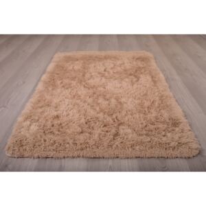 Plyšový koberec BEST - SVĚTLE BÉŽOVÝ Rozměr koberce: 80x150 cm