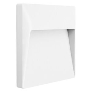 ILed Envelope_W Wall-Recessed, bílé nástěnné svítidlo, 7W LED 4000K, 17x16,8cm, IP65