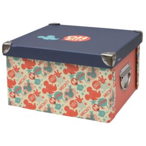 Střední lepenková krabice Mickey Classic 24 x 24 x 14 cm DISNEY