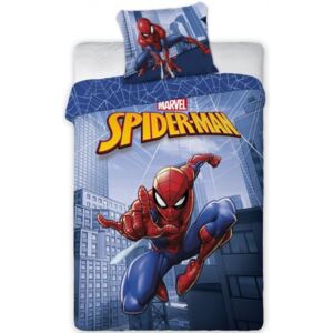Povlečení hladká bavlna - Spiderman 140x200+70x90