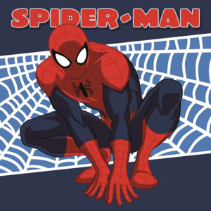 Faro Magický froté ručníček Spiderman - 30x30 cm, 100% bavlna
