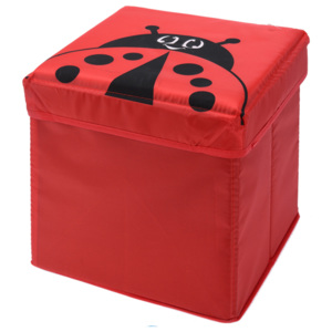 Bez značky Skladovací box + sedátko různé barvy Barva: červená