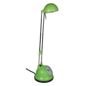 Stolní lampa BRILUM LH-7208C0-30 zelená limetková s hodinami