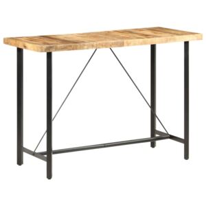 Barový stůl 150 x 70 x 107 cm hrubé mangovníkové dřevo