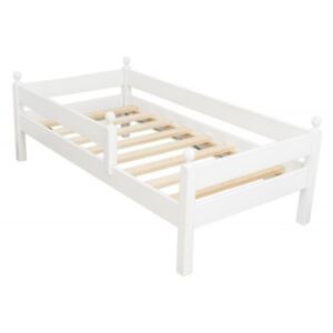 Tobiland Dětská postel z masivu Nella bílá 80x160 cm