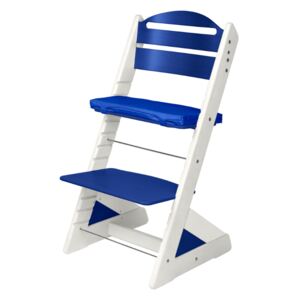 Dětská rostoucí židle Jitro Plus bílo - modrá