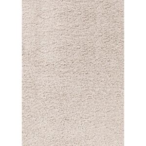 Chlupatý kusový koberec Dream Shaggy 4000 krémový Typ: 60x110 cm