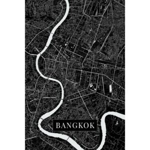 Mapa Bangkok black