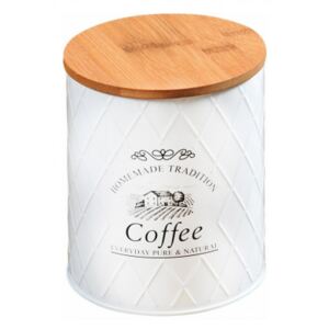 Kesper Plechová dóza s bambusovým víkem - Coffee