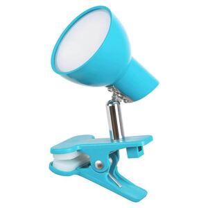 Stolní LED lampička s klipem NOAH, 5W, teplá bílá, modrá