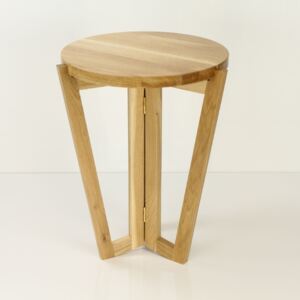 Odkládací stolek Mollen, 45 cm, dub (Odkládací stolek Mollen, 45 cm, dub, do 2 týdnů)