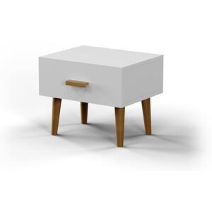 Materasso Noční stolek BIANCA - (š/v/hl): 40 x 41,5 x 40 cm