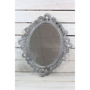 Zrcadlo - šedé (42,5x50 cm) velikost