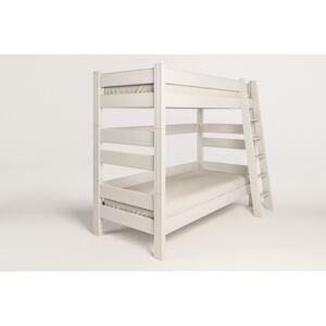 Gazel Patrová postel Sendy, výška 180 cm, bílá 90/200 smrk bílá