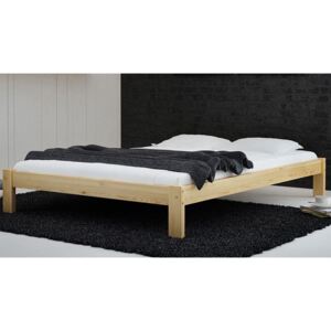 Dřevěná postel Liliana 120x200 + rošt ZDARMA - borovice