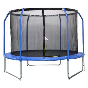 GoodJump GoodJump 3UPVC modrá trampolína 305 cm s ochrannou sítí + žebřík - Inside