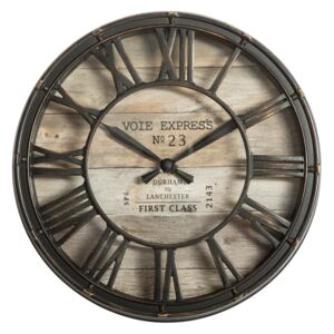 Atmosphera vintage hodiny Voie Express průměr 21cm